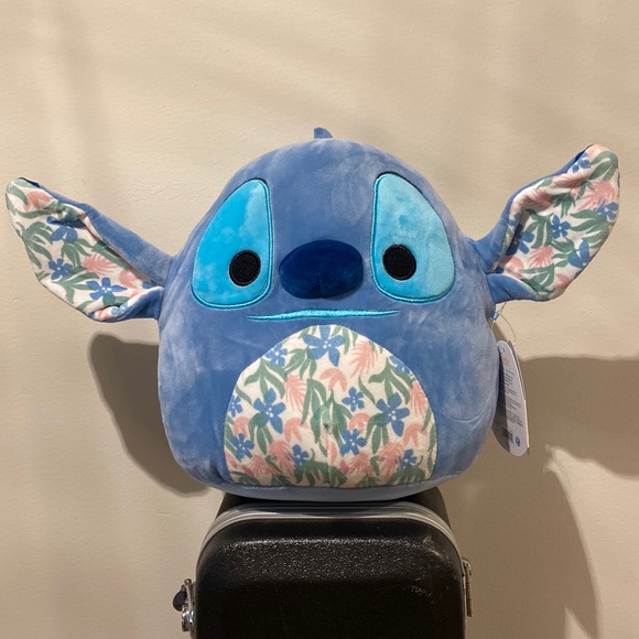 Squishmallows Other - Squishmallow Disney Stitch with Floral Belly 10”